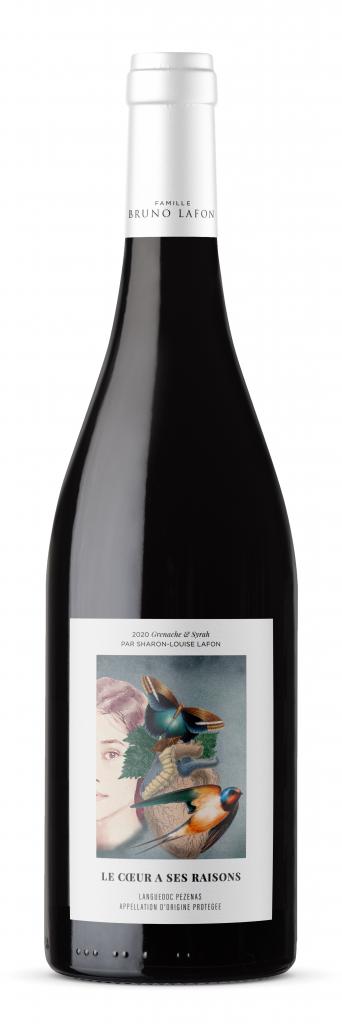LE COEUR A SES RAISONS Grenache Syrah rouge 2020 FR BIO 01