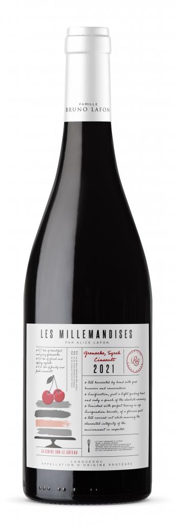 LA CERISE SUR LE GATEAU Grenache Syrah Cinsault Rouge 2021 FR BIO 01