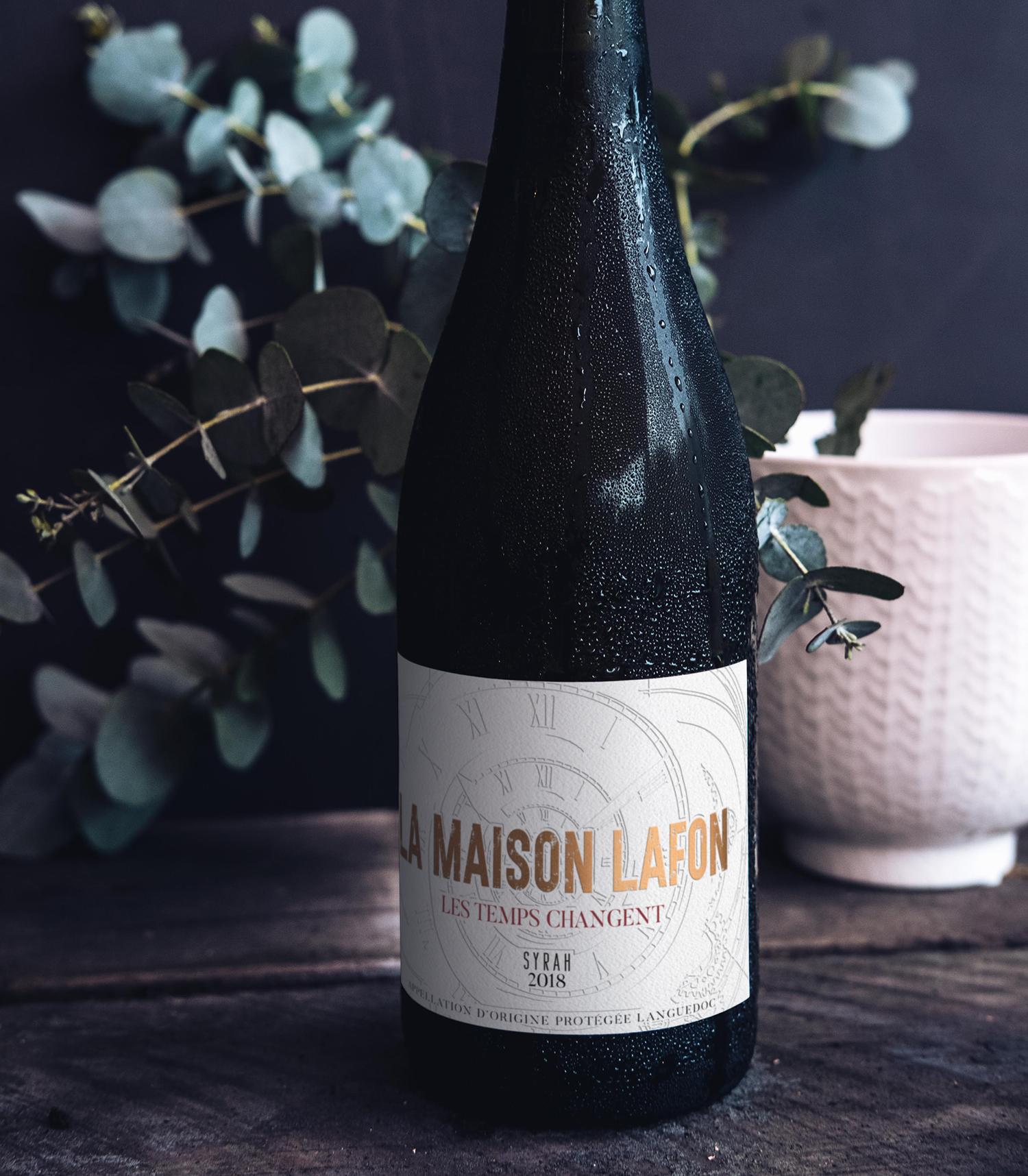 LA MAISON LAFON Les Temps Changent 2018 rouge FR BIO 01